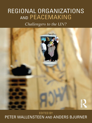 cover image of Regional Organizations and Peacemaking